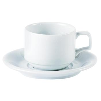 Stacking Cup & Double Well Saucer
