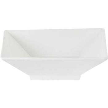 Footed Trumpet Square Bowls