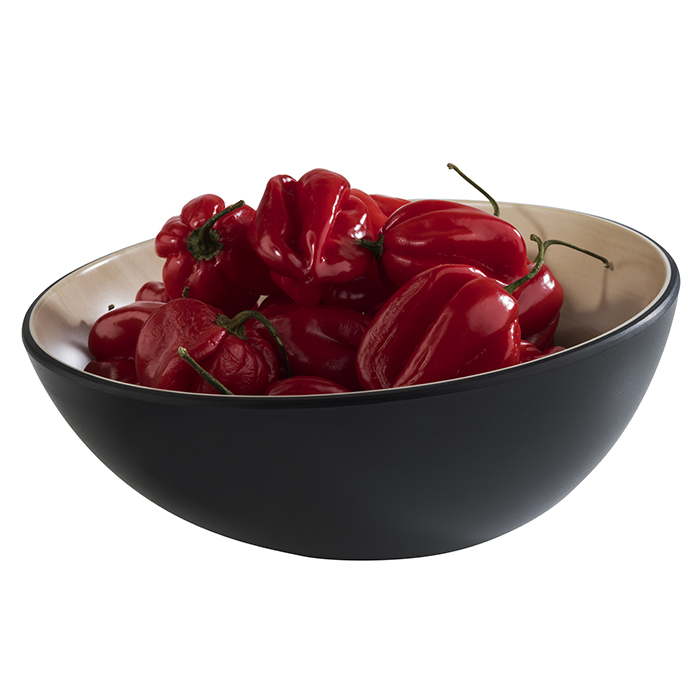 Frida Lock Melamine Bowls Black