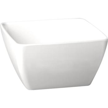 White Square Melamine Bowls