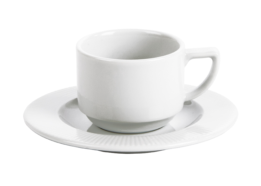 Stacking Espresso Cup & Saucer