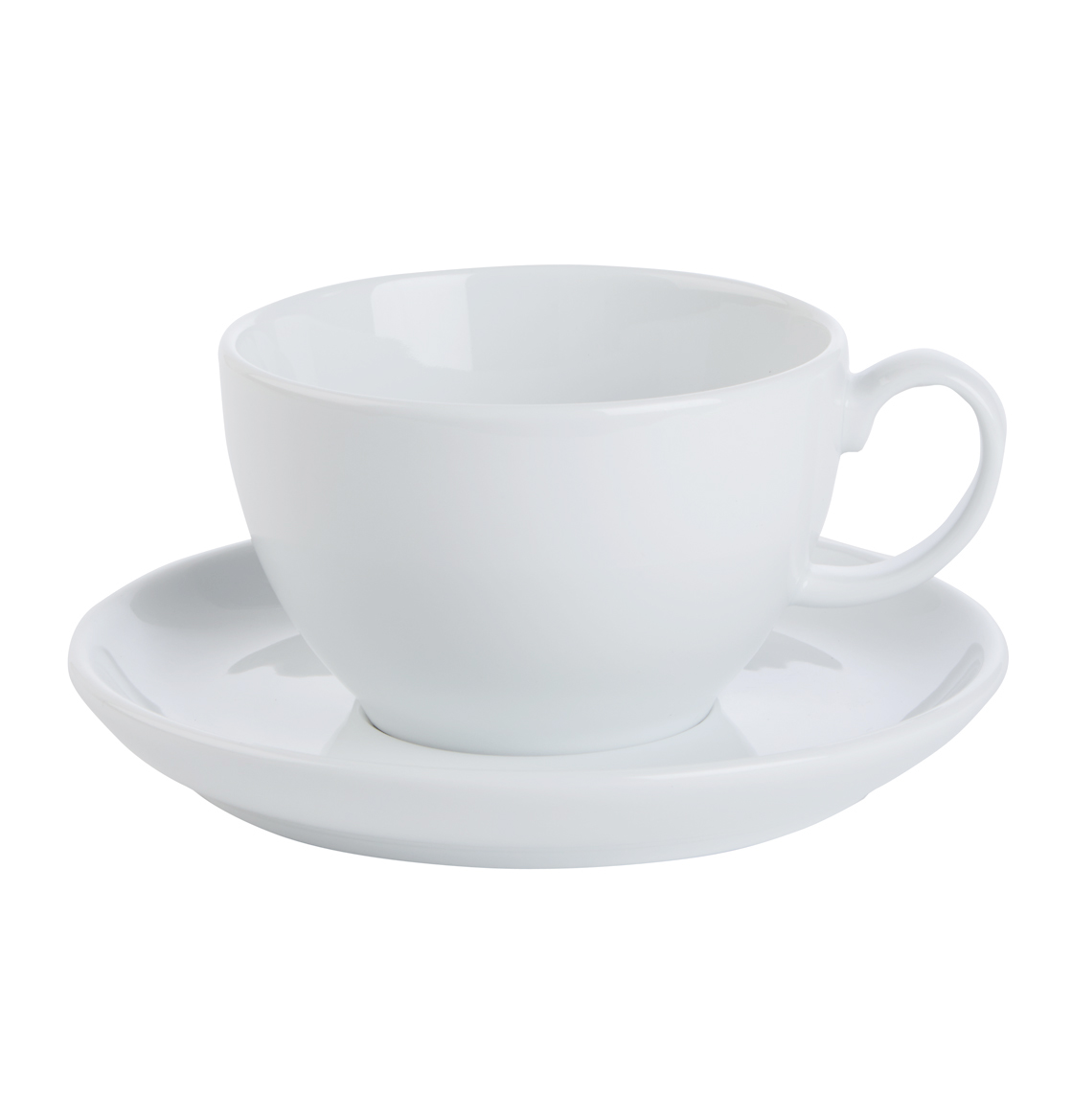 Bowl Shaped Cups & Saucer