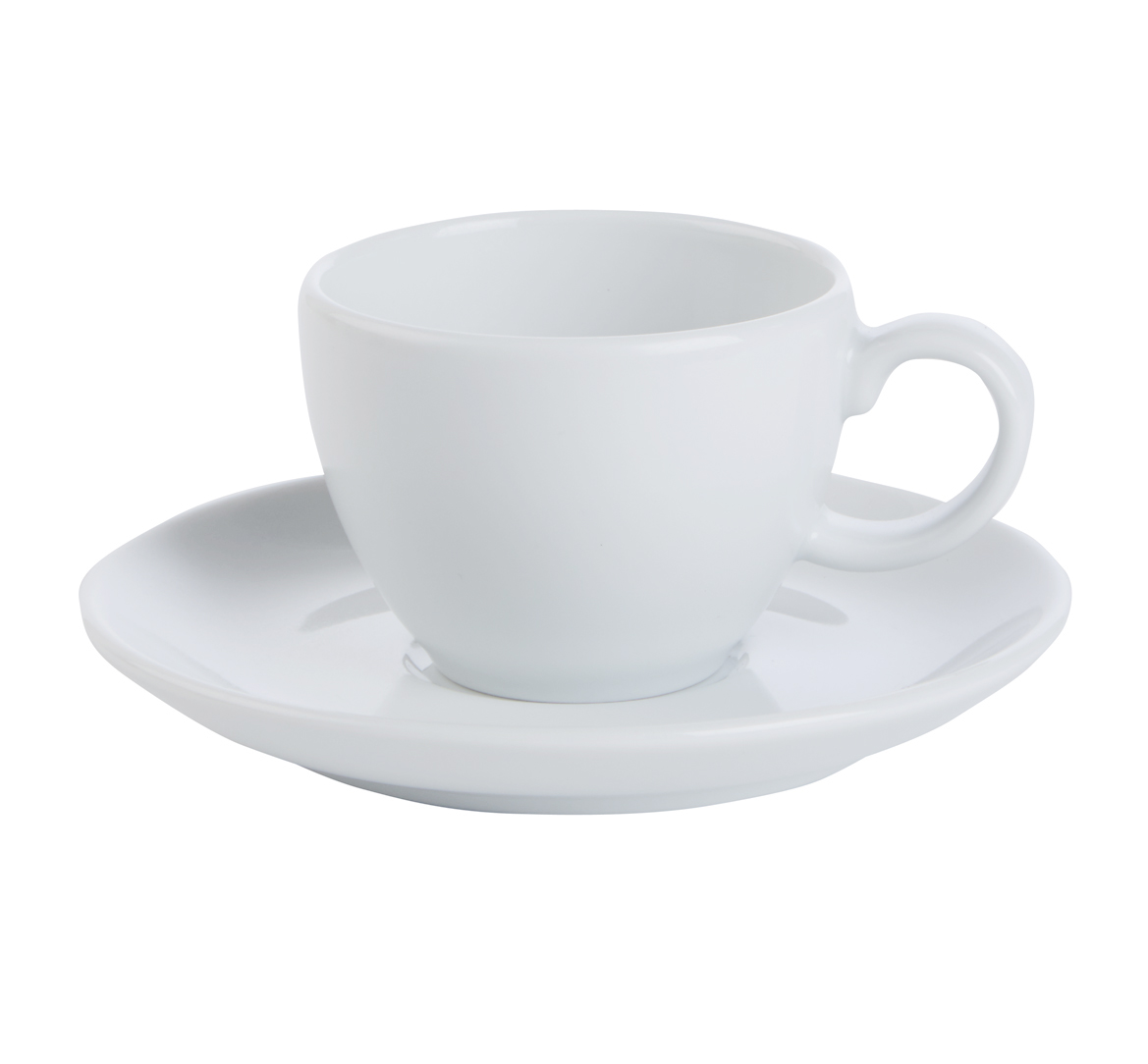 Bowl Shaped Cup & Saucer