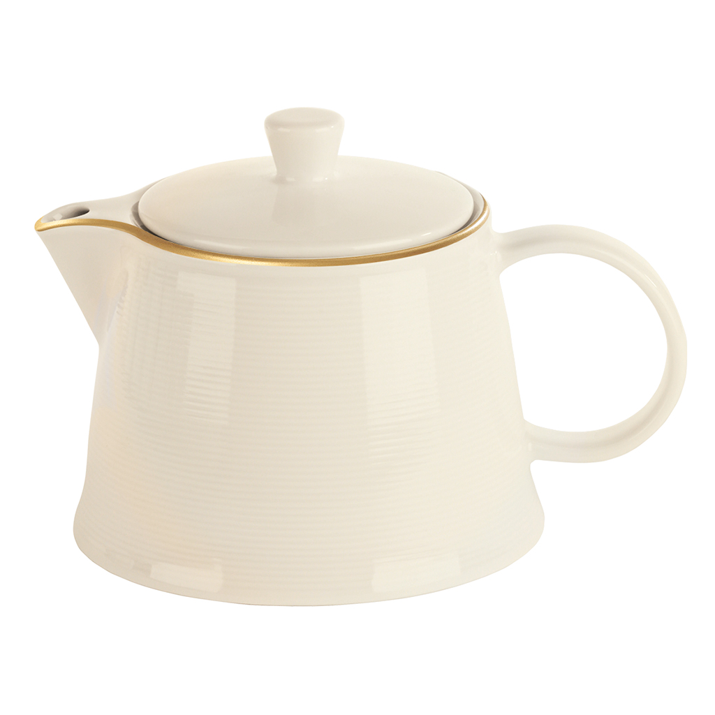 Academy Line Gold Colour Band Tea Pots